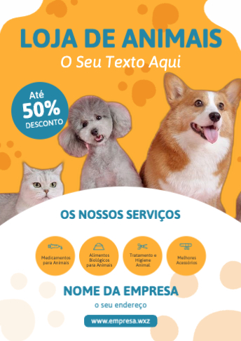 Loja de animais Frente