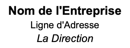Direction Front