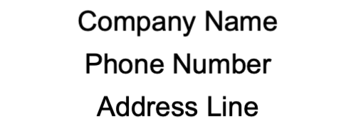 Company Front
