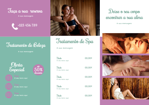 Layout de spa Interior