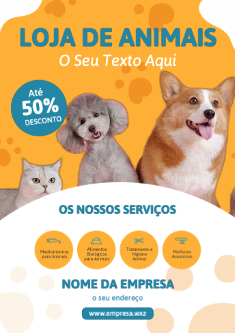 Loja de animais Frente