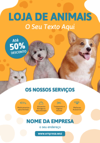 Loja de animais Frente