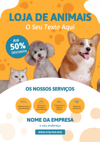 Loja de animais Frente