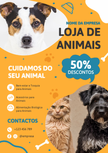 Loja de animais Verso