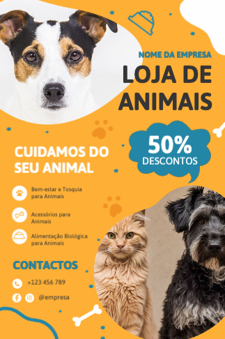 Loja de animais Verso