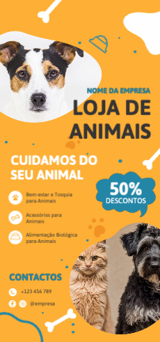 Loja de animais Verso