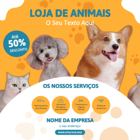 Loja de animais Frente