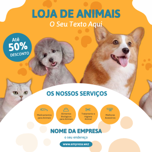 Loja de animais Frente