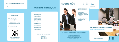 Layout de Negócios Exterior