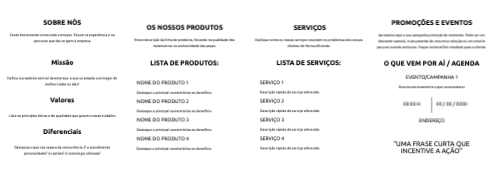 Layout simples Interior