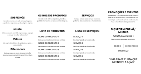 Layout simples Interior