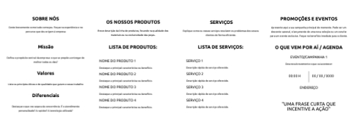 Layout simples Interior