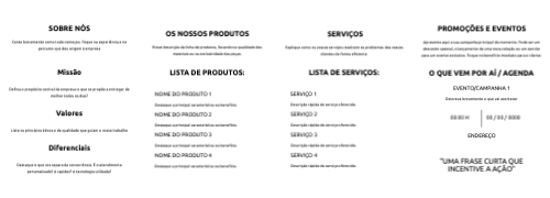 Layout simples Interior