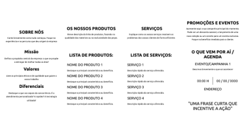 Layout simples Interior