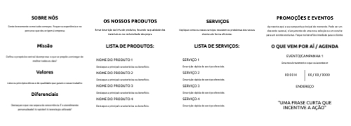 Layout simples Interior