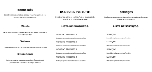 Layout simples Interior