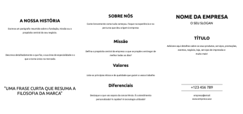 Layout simples Exterior