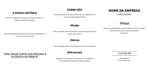 Layout simples Exterior