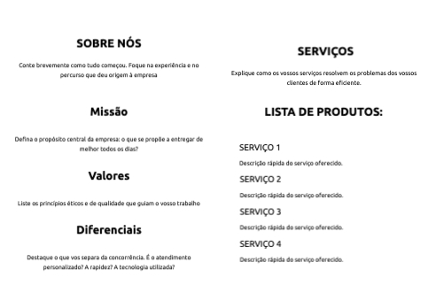 Layout simples Interior
