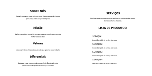 Layout simples Interior