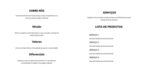 Layout simples Interior