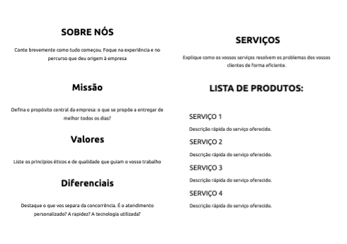 Layout simples Interior