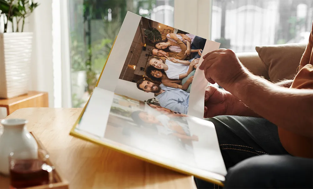 Álbuns de fotos personalizados