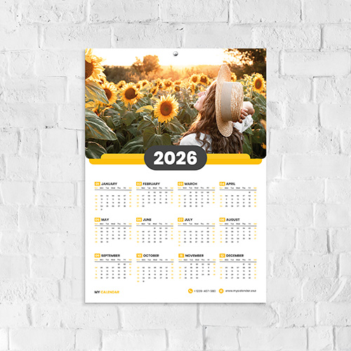 Calendários de Parede em Póster
