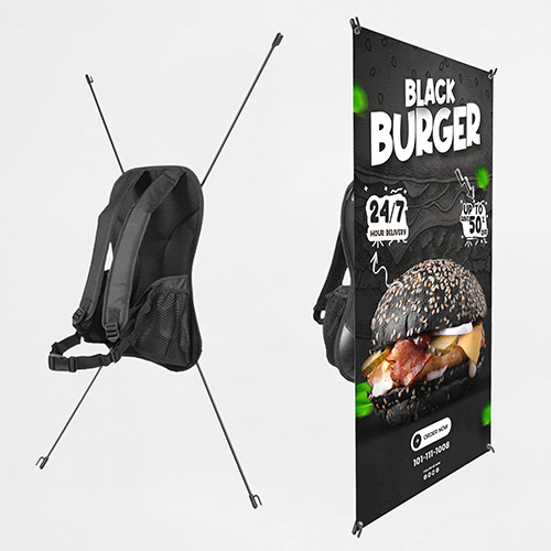 Bandeira Mochila Publicitária