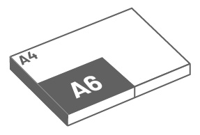 A6 (14.8 × 10.5 cm)