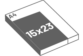 15 × 23 cm