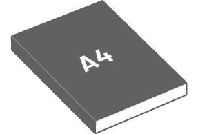 A4 (21 × 29.7 cm)