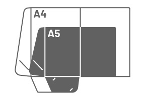 (A5) 158 x 220 mm Single Pocket