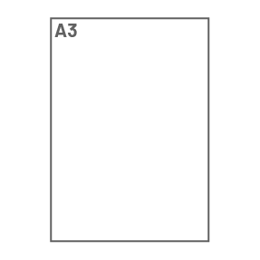 A3 (297 × 420 mm)