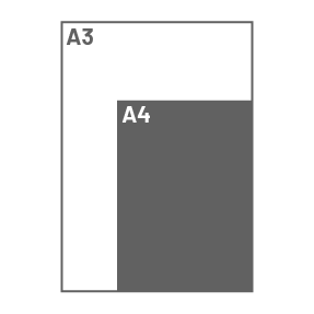A4 (210 × 297 mm)