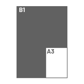 B1 (707 × 1000 mm)