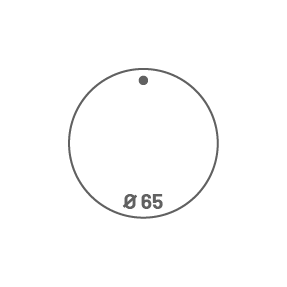 Ronde · Ø 65 mm