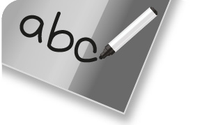 PVC com acabamento Whiteboard