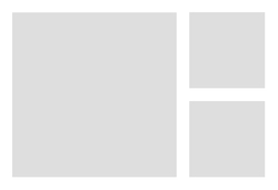 3 squares - 50 x 50 cm(1), 20 x 20 cm(2)